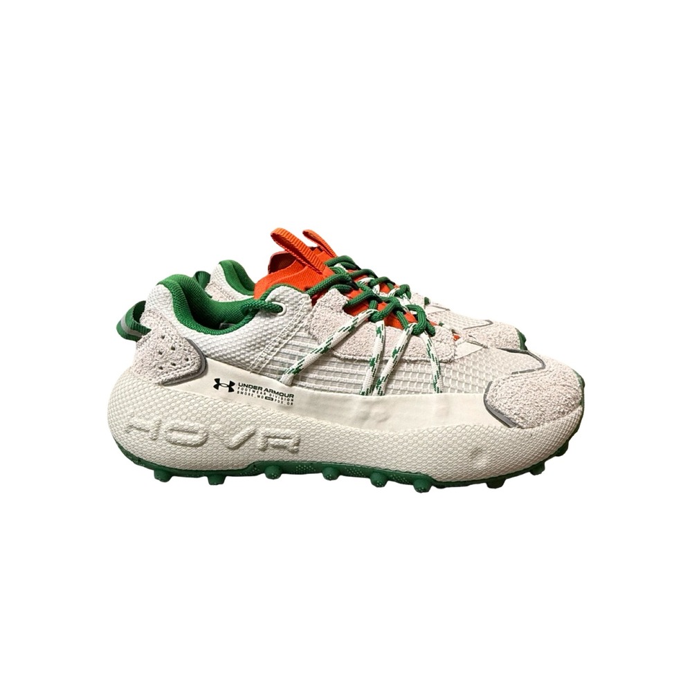 Under Armour HOVR Summit Fat Tire Trail Shoes Gorpcore Mens 6.5 Green White